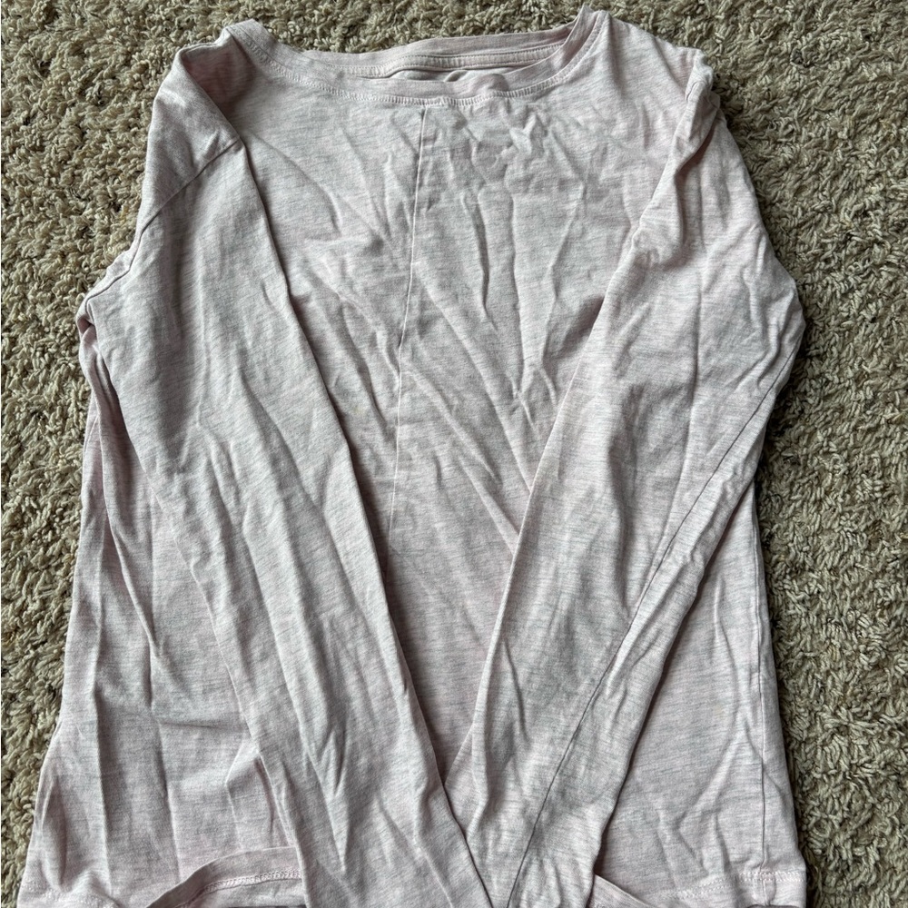 H&M Soft Pink Long Sleeve Top